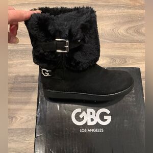 GBG Los Angeles Aleya New Fur Lined Boots Size 6